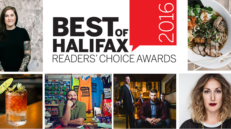 The winners of the Best of Halifax Readers' Choice Awards 2016