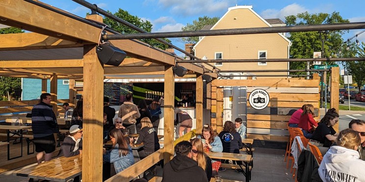 The Good Robot Commons beer garden was a hit in 2023. It's almost back for 2024.