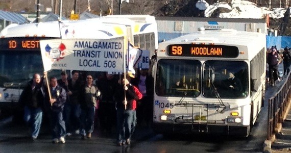 Transit negotiations continue; strike is set to begin Thursday morning.