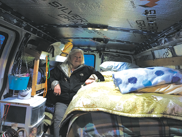 This 71-year-old is living and travelling around Nova Scotia in her van