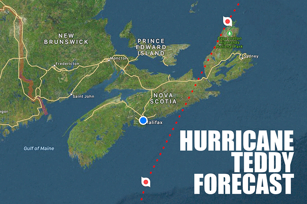 Hurricane Teddy bears down on Nova Scotia (3)