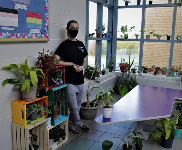 The school where plants fill the halls