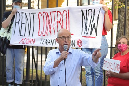 ACORN rally calls on government to extend rent control