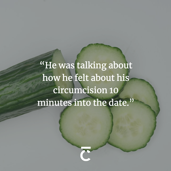 “He was talking about how he felt about his circumcision 10 minutes into the date.” The Coast's 2023 Sex + Dating Survey.