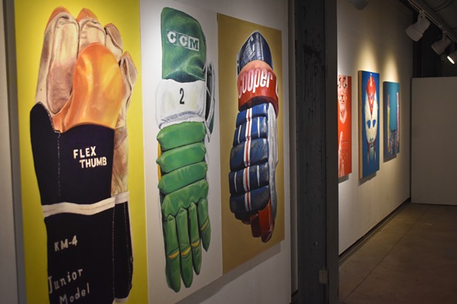 Halifax artist Glen McMinn’s solo exhibition is a hockey-lover’s dream—and much more, too
