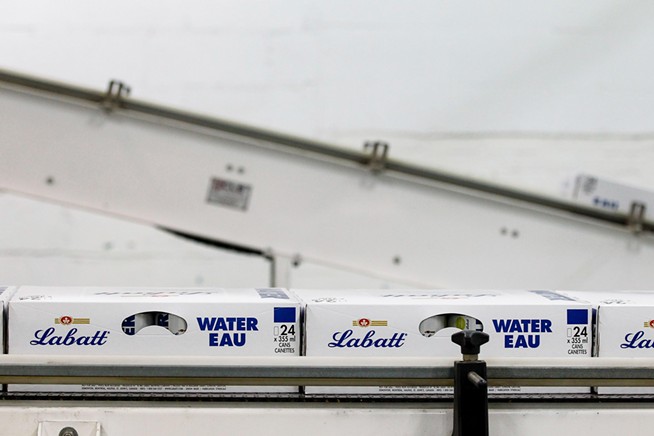 In Labatt’s north end brewery, the water will flow like beer