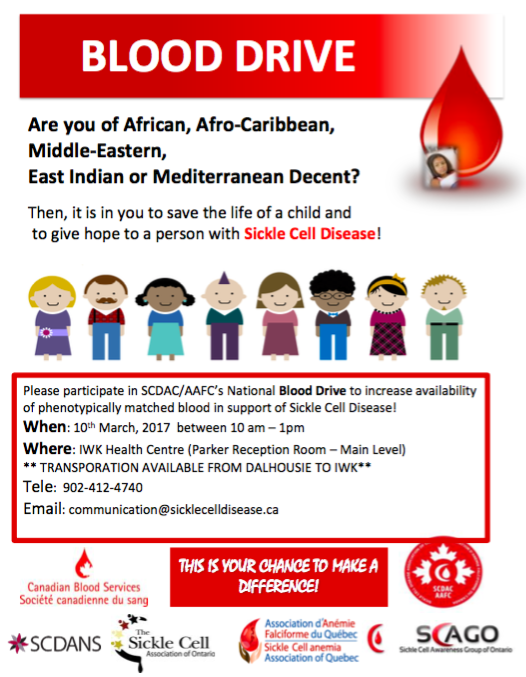 Sickle Cell blood drive this Friday at Dal