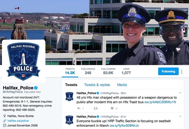 Police accidentally release social media passwords to The Coast
