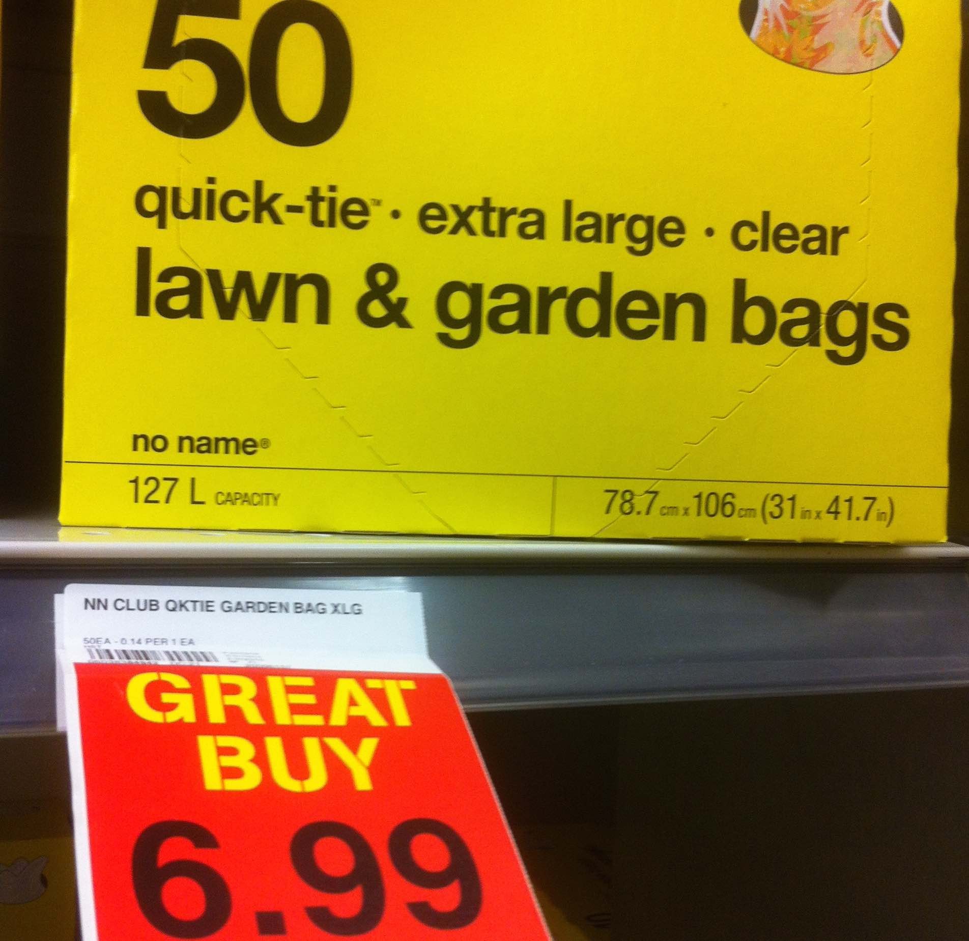 Price check: Who's selling the cheapest clear garbage bags?, City, Halifax, Nova Scotia