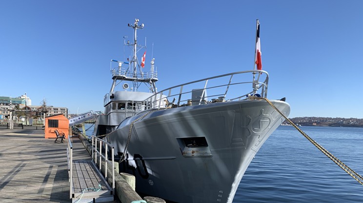 What’s the story behind the French naval ship in Halifax’s waters?