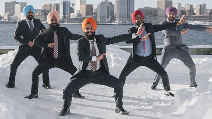 The Maritime Bhangra Group is positively powerful