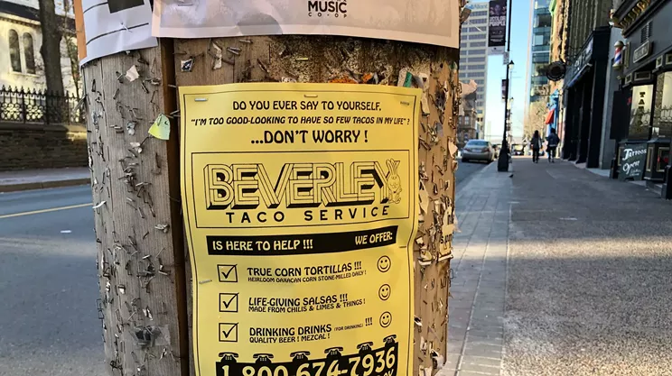 Image: Who's behind the mysterious Beverley Taco Service?