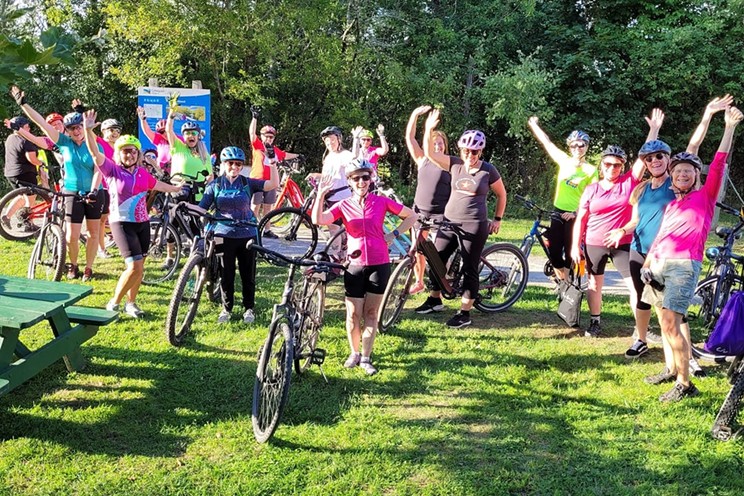 Women on Wheels aims to create a welcoming atmosphere for riders.